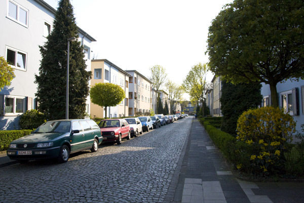 Bauhausviertel_Duisburg_Straße